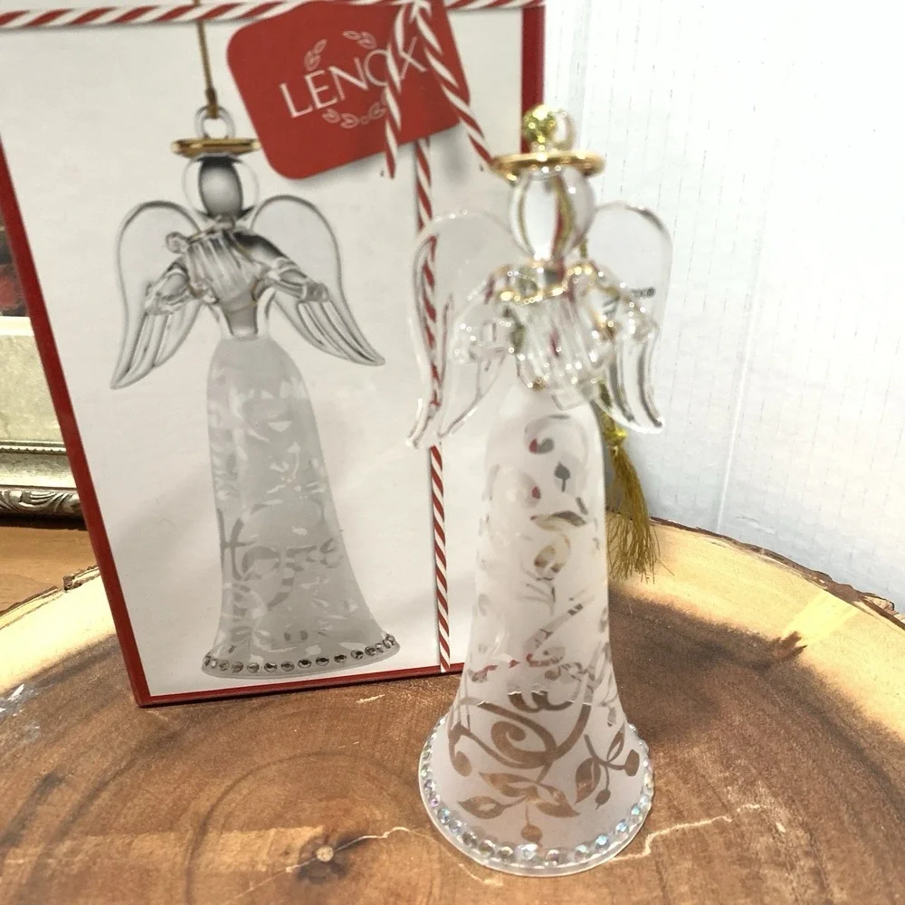 Lenox Joyous Tidings Love Angel Ornament  6